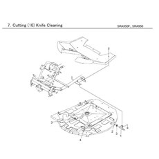 CUTTING (10) KNIFE CLEANING spare parts