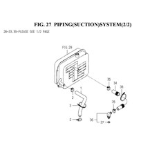 PIPING(SUCTION)SYSTEM(2/2)(1752-508-0100) spare parts