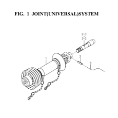 JOINT(UNIVERSAL)SYSTEM(8663-101-0100) spare parts