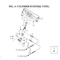 CYLINDER SYSTEM(L TYPE)(8664-505-0100) spare parts