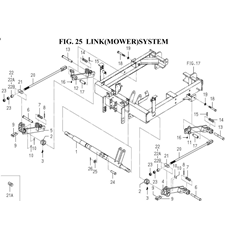 LINK(MOWER)SYSTEM(1752-553-0100) spare parts