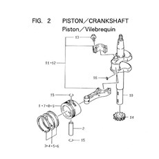 PISTON/CRANKSHAFT spare parts