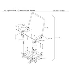 OPTION SET (2) PROTECTION FRAME spare parts