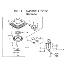 ELECTRIC STARTER spare parts