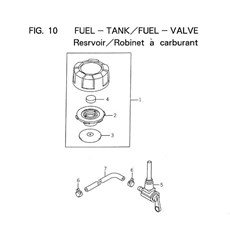 FUEL-TANK/FUEL-VALVE spare parts