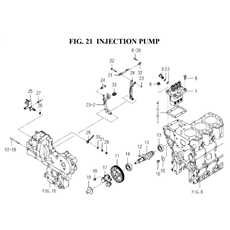 INJECTION PUMP (6004-511O-0100) spare parts