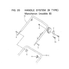 HANDLE SYSTEM (B TYPE) spare parts