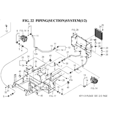 PIPING(SUCTION)SYSTEM(1/2)(1752-508-0100) spare parts