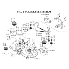 PULLEY,BELT SYSTEM (8663-202-0100,8665-202-0100,8663-203-0100,8665-203-0100) spare parts