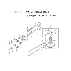 VALVE/CAMSHAFT spare parts