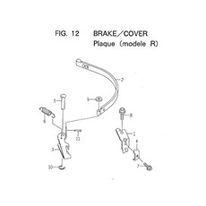 BRAKE/COVER spare parts