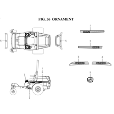 ORNAMENT(1752-901B-0100) spare parts