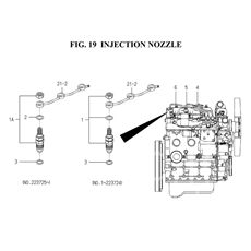 INJECTION NOZZLE (6004-501C-0100) spare parts