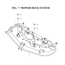 MOWER DECK SYSTEM(8655-403D-0100) spare parts