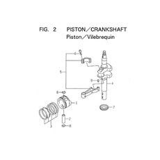 PISTON/CRANKSHAFT spare parts