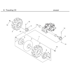 TRAVELING (3) spare parts