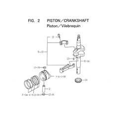 PISTON/CRANKSHAFT spare parts