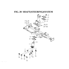 SHAFT(STEERING)SYSTEM spare parts