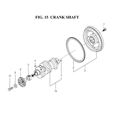 CRANK SHAFT(6004-350Q-0100) spare parts