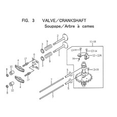 VALVE/CRANKSHAFT spare parts