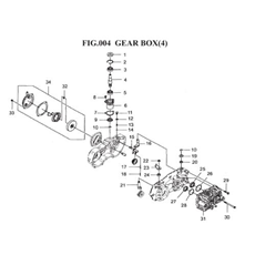 GEAR BOX (4) spare parts