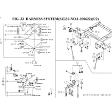 HARNESS SYSTEM(SZ330-NO.1-000622)(1/2)(1752-690-0100) spare parts