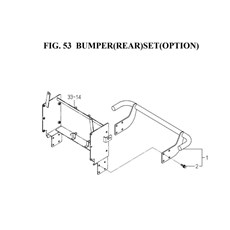 BUMPER(REAR)SET(REPAIR)(1752-603Y-0100 spare parts