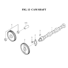 CAM SHAFT (6003-310-0100) spare parts