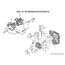 PUMP(HST)SYSTEM(2/5) (1752-202-0100) spare parts