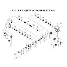 CASE(BEVEL)SYSTEM(SCMA48)(8663-202A-0100) spare parts