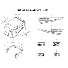 ORNAMENT & LABEL spare parts