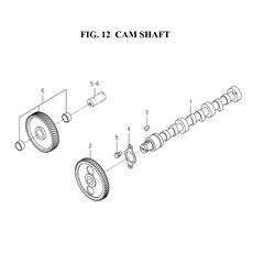 CAM SHAFT(6003-310-0100) spare parts