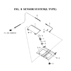 SENSOR SYSTEM (L TYPE)(8664-605-0100) spare parts