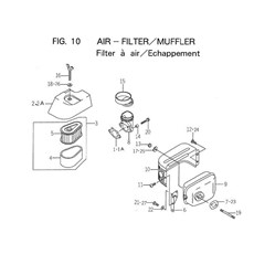 AIR FILTER/MUFFLER spare parts