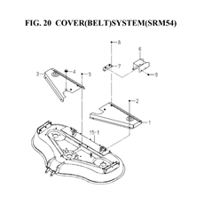 COVER(BELT)SYSTEM(SRM54)(8658-4071-0100) spare parts