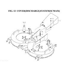 COVER(DISCHARGE)SYSTEM(SCMA54)(8665-406A-0100) spare parts