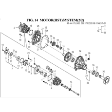 MOTOR(HST)SYSTEM(2/2)(1752-307-0100) spare parts