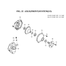 AXLE(FRONT)SYSTEM(3/3)(1836-430A-0100) spare parts