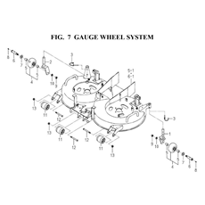 GAUGE WHEEL SYSTEM(8663-501-0100) spare parts