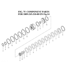 COMPONENT PARTS FOR 1809-245-310-00 spare parts