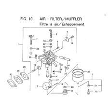 AIR-FILTER/MUFFLER spare parts