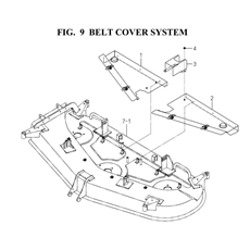 BELT COVER SYSTEM(8655-407F-0100) spare parts