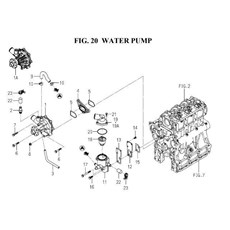 WATER PUMP spare parts