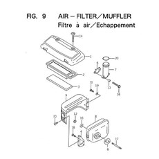 AIR-FILTER/MUFFLER spare parts