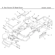 SEAT COVER (3) SEAT COVER spare parts