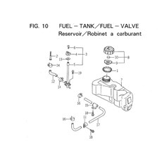 FUEL-TANK/FUEL VALVE spare parts