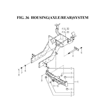 HOUSING(AXLE/REAR)SYSTEM spare parts