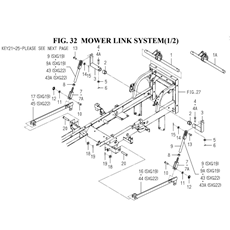 MOWER LINK SYSTEM (1/2)(1728-553-0100,1728-553A-0100) spare parts