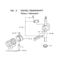 PISTON/CRANKSHAFT spare parts