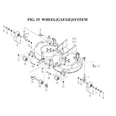 WHEEL(GAUGE)SYSTEM(8663-501A-0100) spare parts